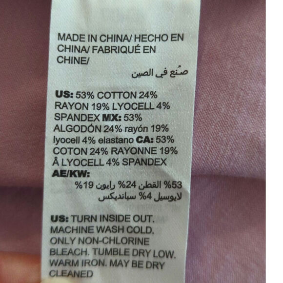 Chico's‎ Soft Pink Button Down Jacket Women's Large Coastal Travels Casual - Picture 10 of 14